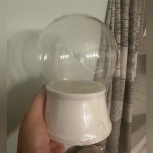 Brand new empty snow globe for crafts.